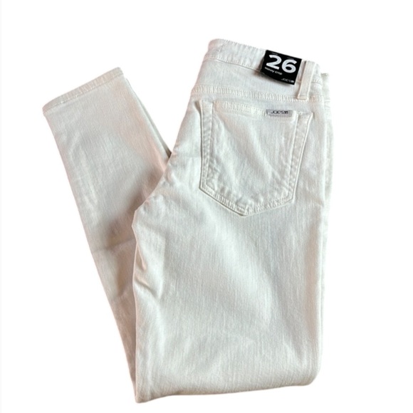 JOES JEANS NWT WHITE SKINNY CROP Mid Rise - Size 26 - Picture 2 of 11